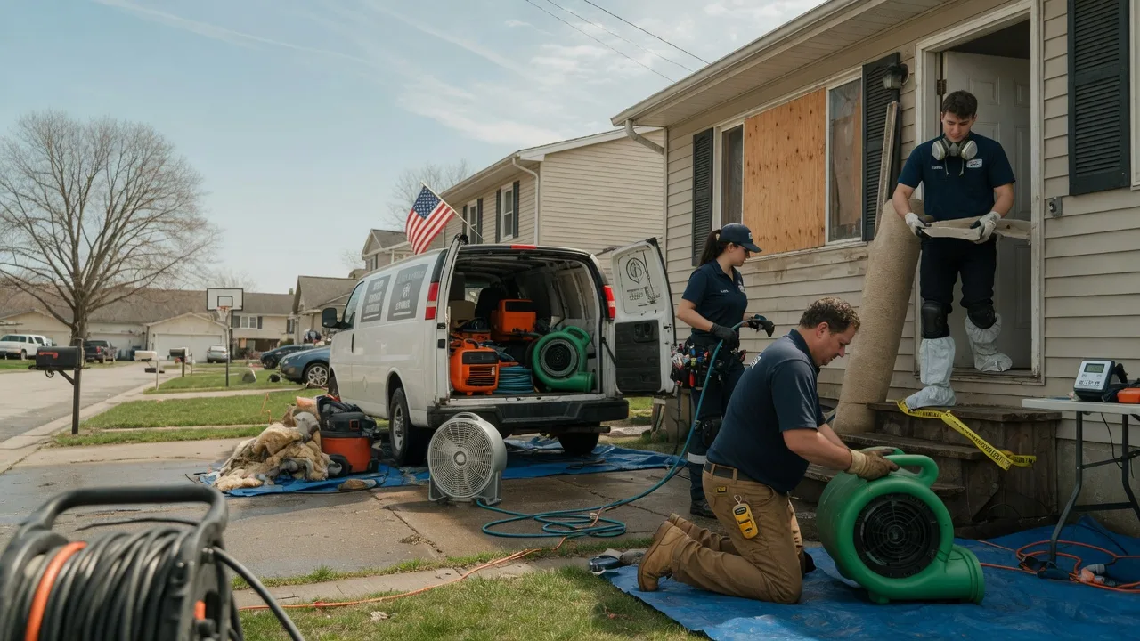 Water Damage Restoration in Holbrook, PA near me